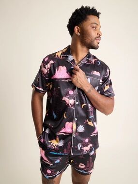 Chubbies Pony Dream satin pajama set Men’s Size Small